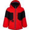 Obermeyer Boys Altair Ski Jacket, Insulated and Waterproof with Kids I-Grow System(Red)