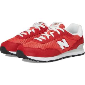 New Balance 515 V1 Lace-Up Sneaker, Team Red/Blast Red, 12.5 Wide US Unisex Little_Kid