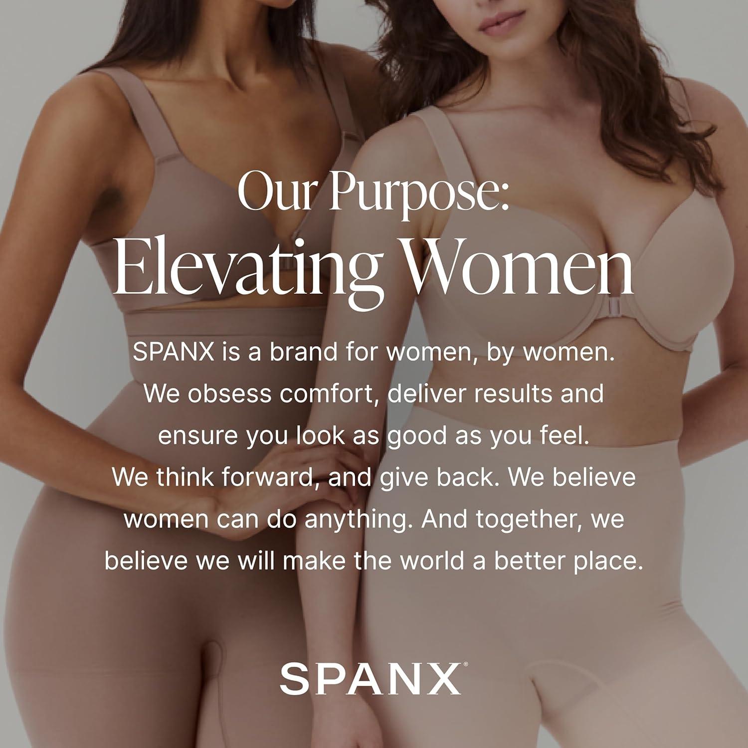 image:imageSPANX SmartGrip Open Bust Full Slip Breathable Body Shapewear Lightweight Medium Compression AntiSlip ConstructionVery Black