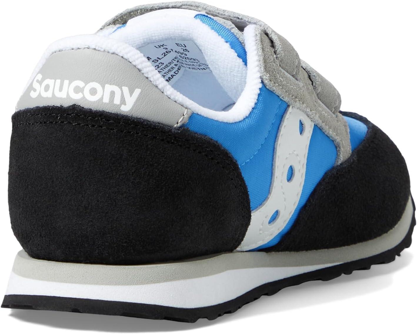 image:imageSaucony Baby Jazz Hook ampamp Loop SneakersBlueBlackGrey
