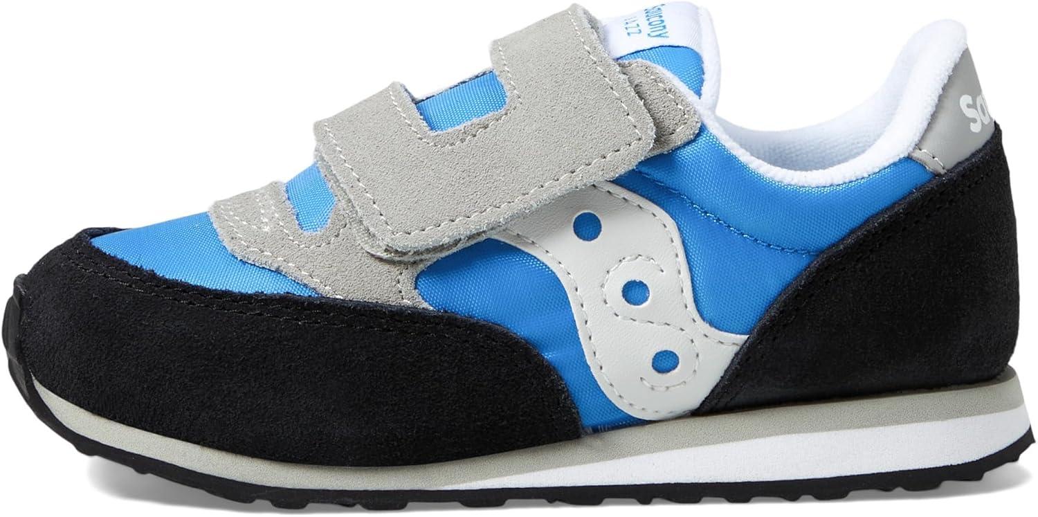 image:imageSaucony Baby Jazz Hook ampamp Loop SneakersBlueBlackGrey