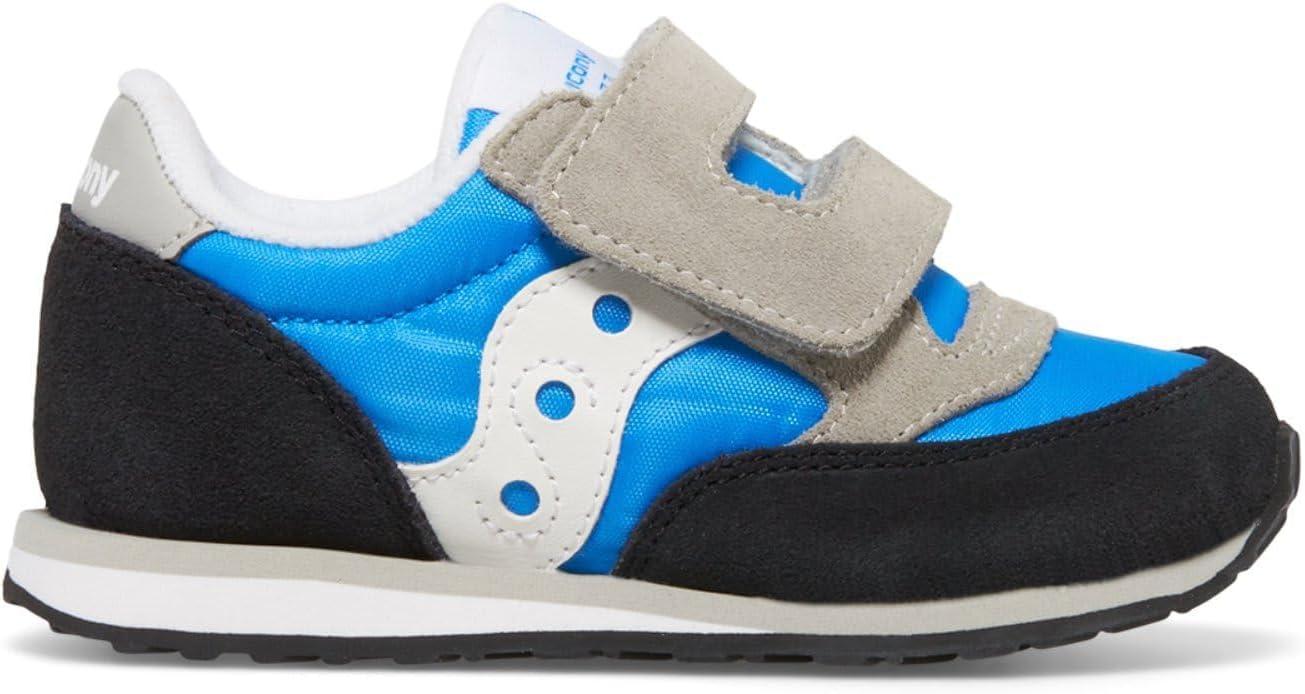 image:imageSaucony Baby Jazz Hook ampamp Loop SneakersBlueBlackGrey