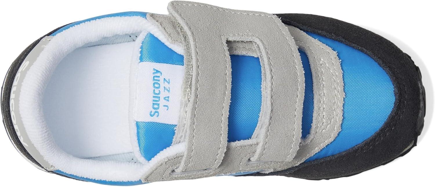 image:imageSaucony Baby Jazz Hook ampamp Loop SneakersBlueBlackGrey