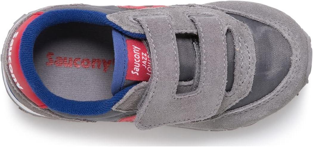 image:imageSaucony Baby Jazz Hook ampamp Loop SneakersGreyRed