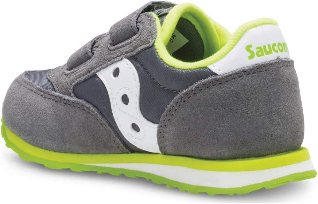 image:imageSaucony Baby Jazz Hook ampamp Loop SneakersGreyWhite