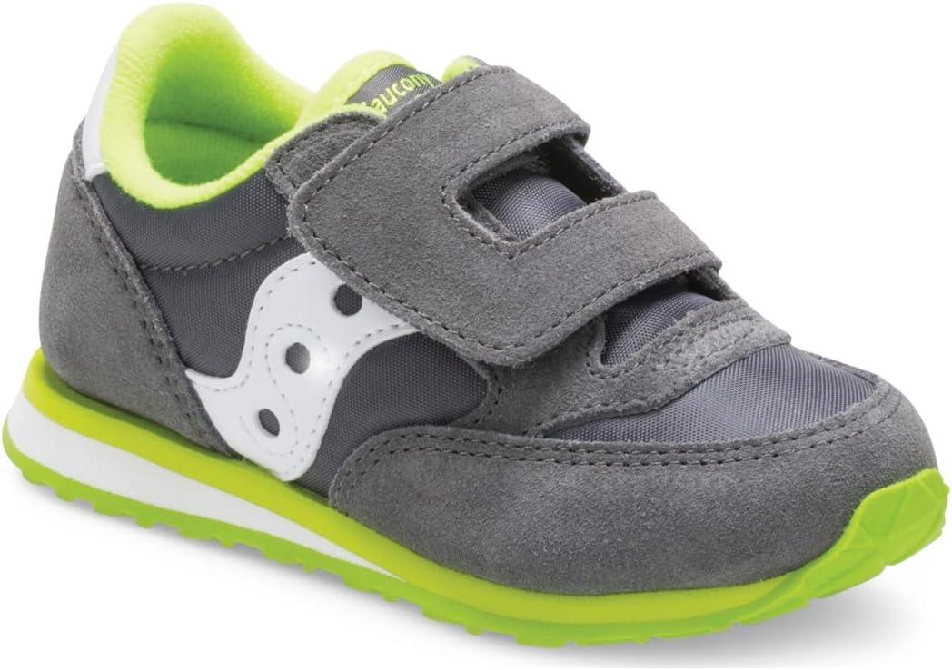 image:imageSaucony Baby Jazz Hook ampamp Loop SneakersGreyWhite