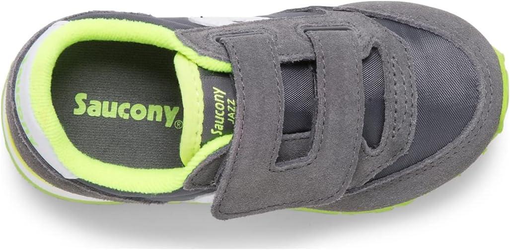 image:imageSaucony Baby Jazz Hook ampamp Loop SneakersGreyWhite