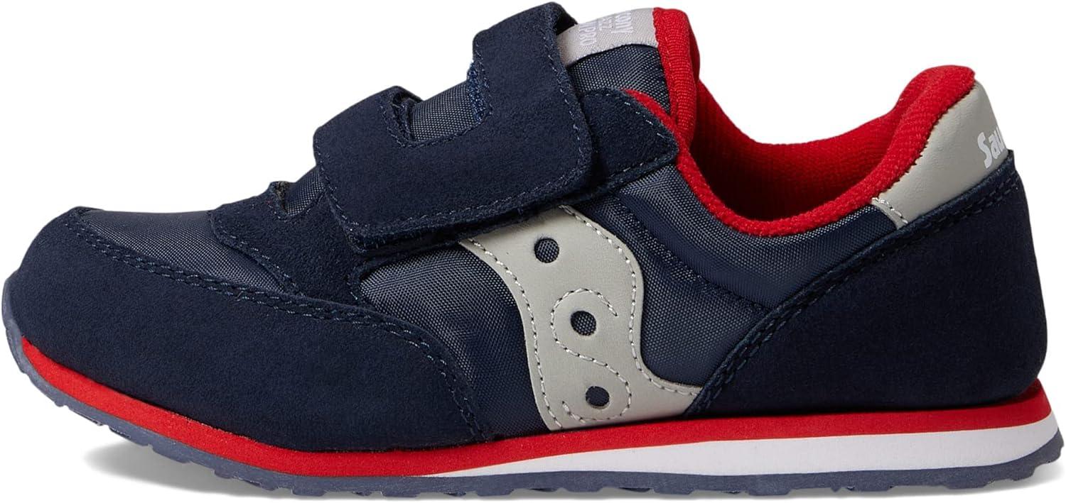 image:imageSaucony Baby Jazz Hook ampamp Loop SneakersNavyGreyRed