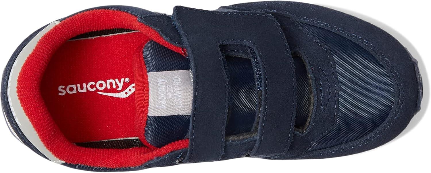 image:imageSaucony Baby Jazz Hook ampamp Loop SneakersNavyGreyRed