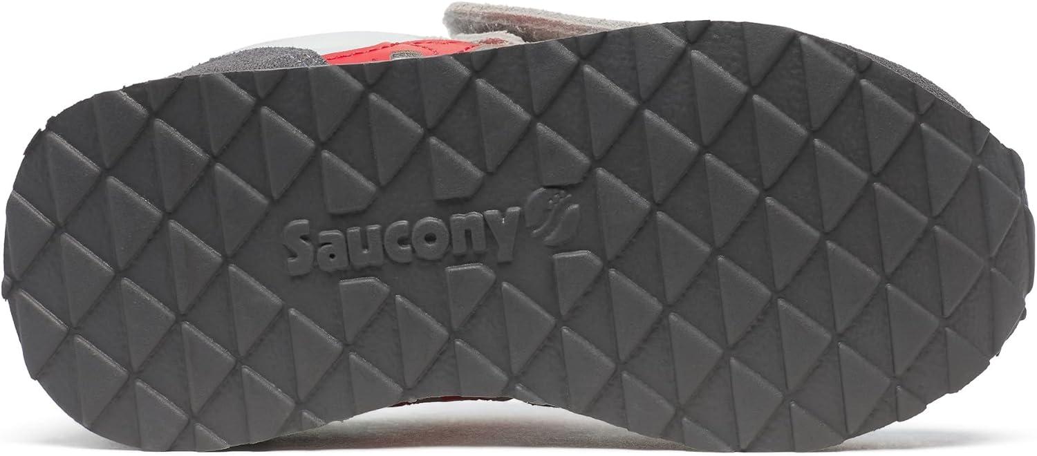 image:imageSaucony Baby Jazz Hook ampamp Loop SneakersWhiteGreyRed