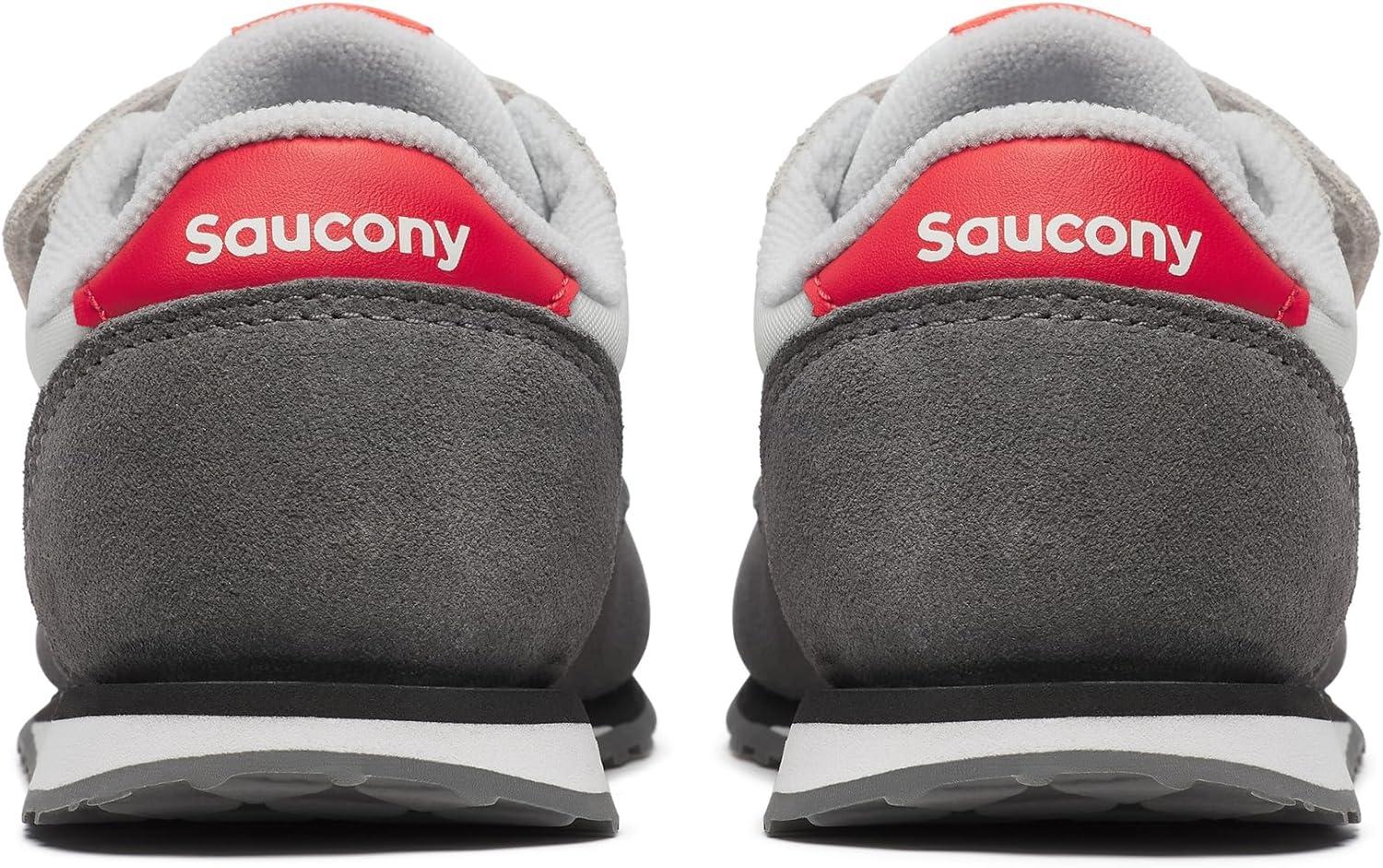 image:imageSaucony Baby Jazz Hook ampamp Loop SneakersWhiteGreyRed