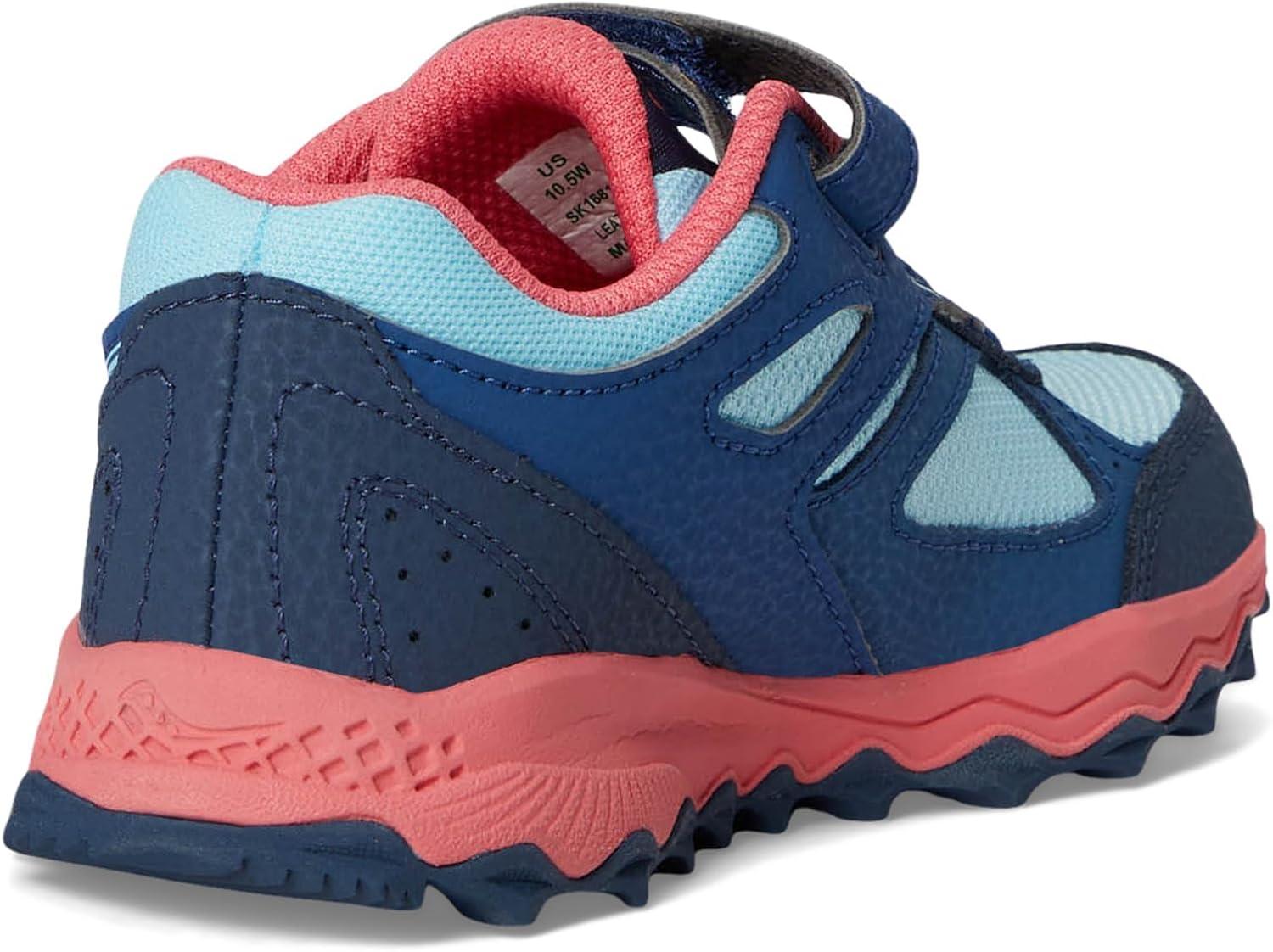 image:imageSaucony UnisexChild Cohesion Tr14 Alternative Closure Trail Running ShoeAquaCoral
