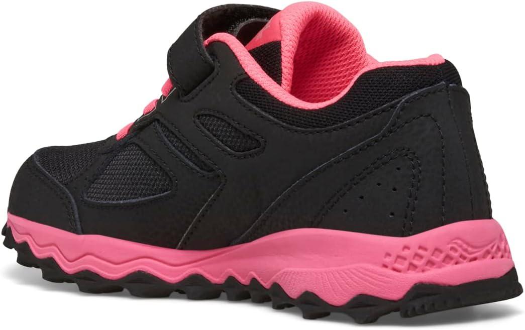 image:imageSaucony UnisexChild Cohesion Tr14 Alternative Closure Trail Running ShoeBlackPink
