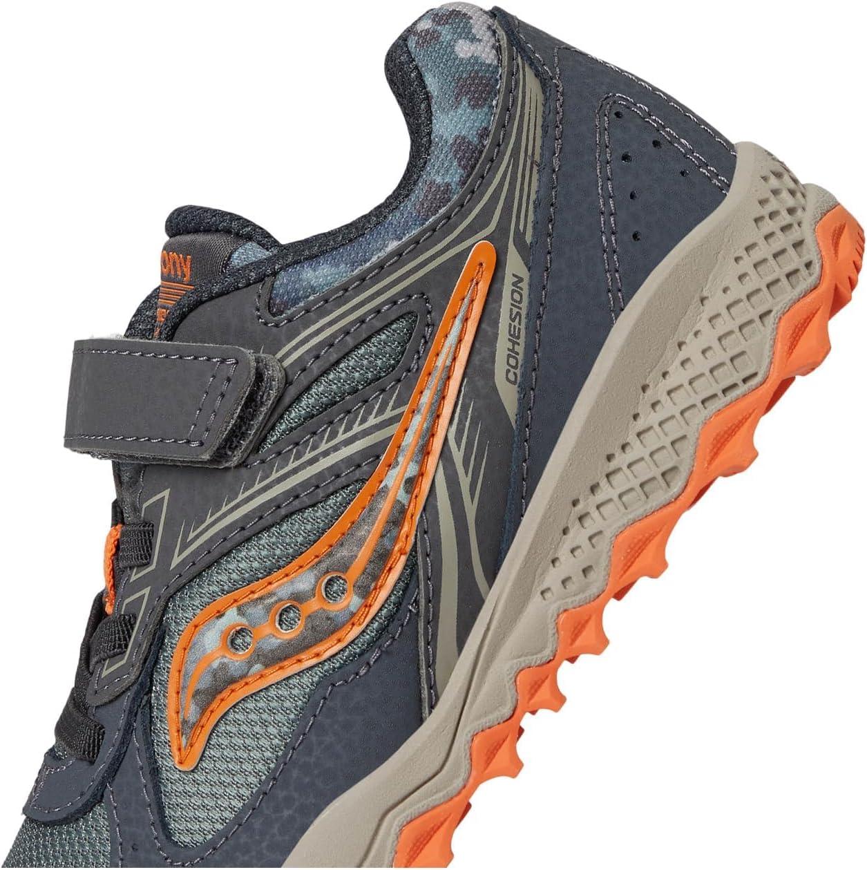 image:imageSaucony UnisexChild Cohesion Tr14 Alternative Closure Trail Running ShoeOliveCamo