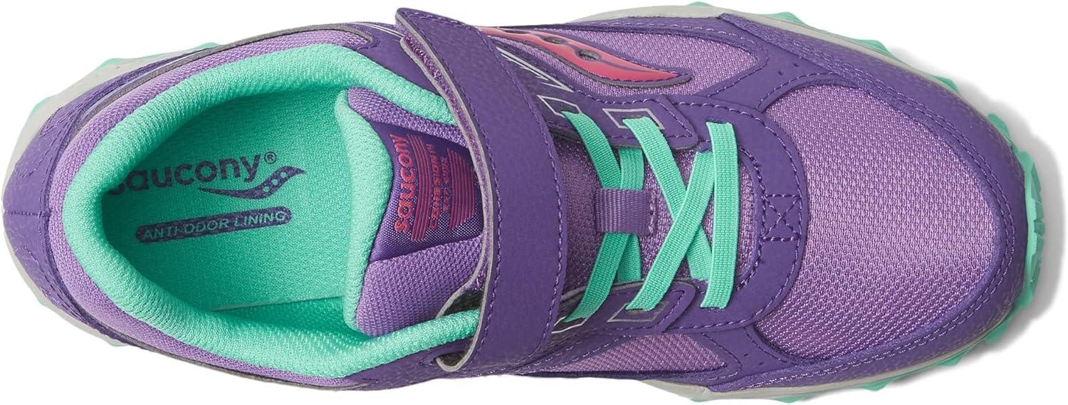 image:imageSaucony UnisexChild Cohesion Tr14 Alternative Closure Trail Running ShoePurplePink
