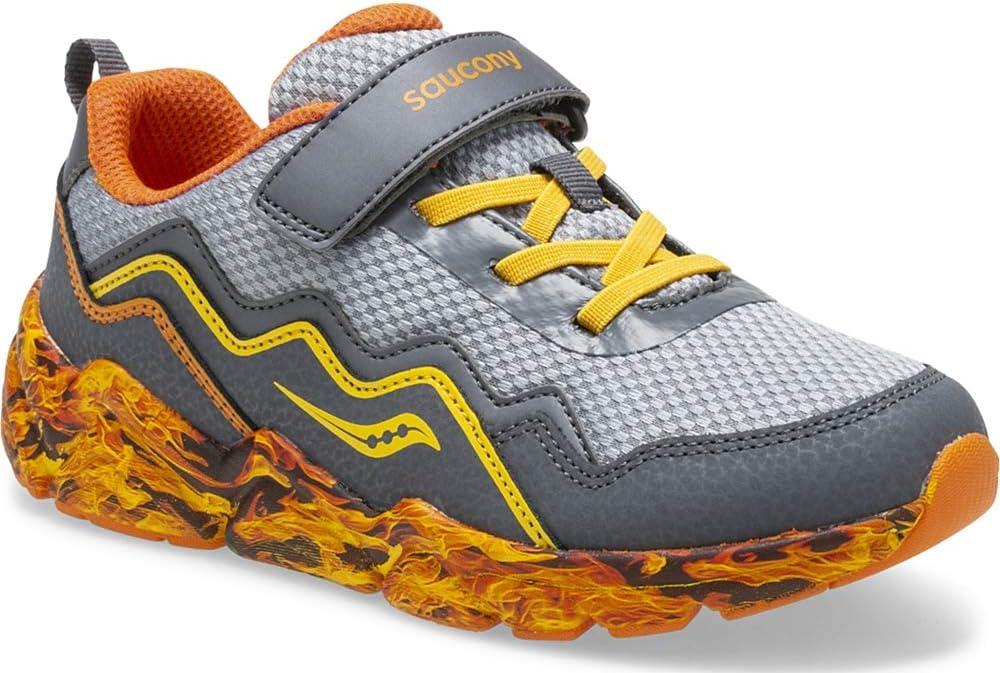 image:imageSaucony UnisexChild Flash Alternative Closure 20 SneakerGrey Flame