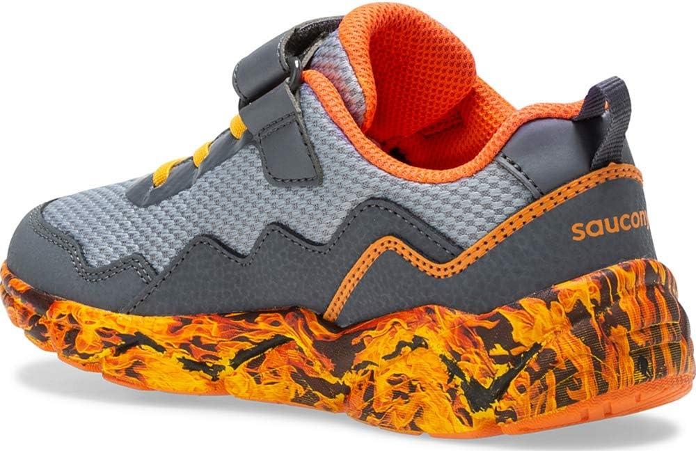 image:imageSaucony UnisexChild Flash Alternative Closure 20 SneakerGrey Flame