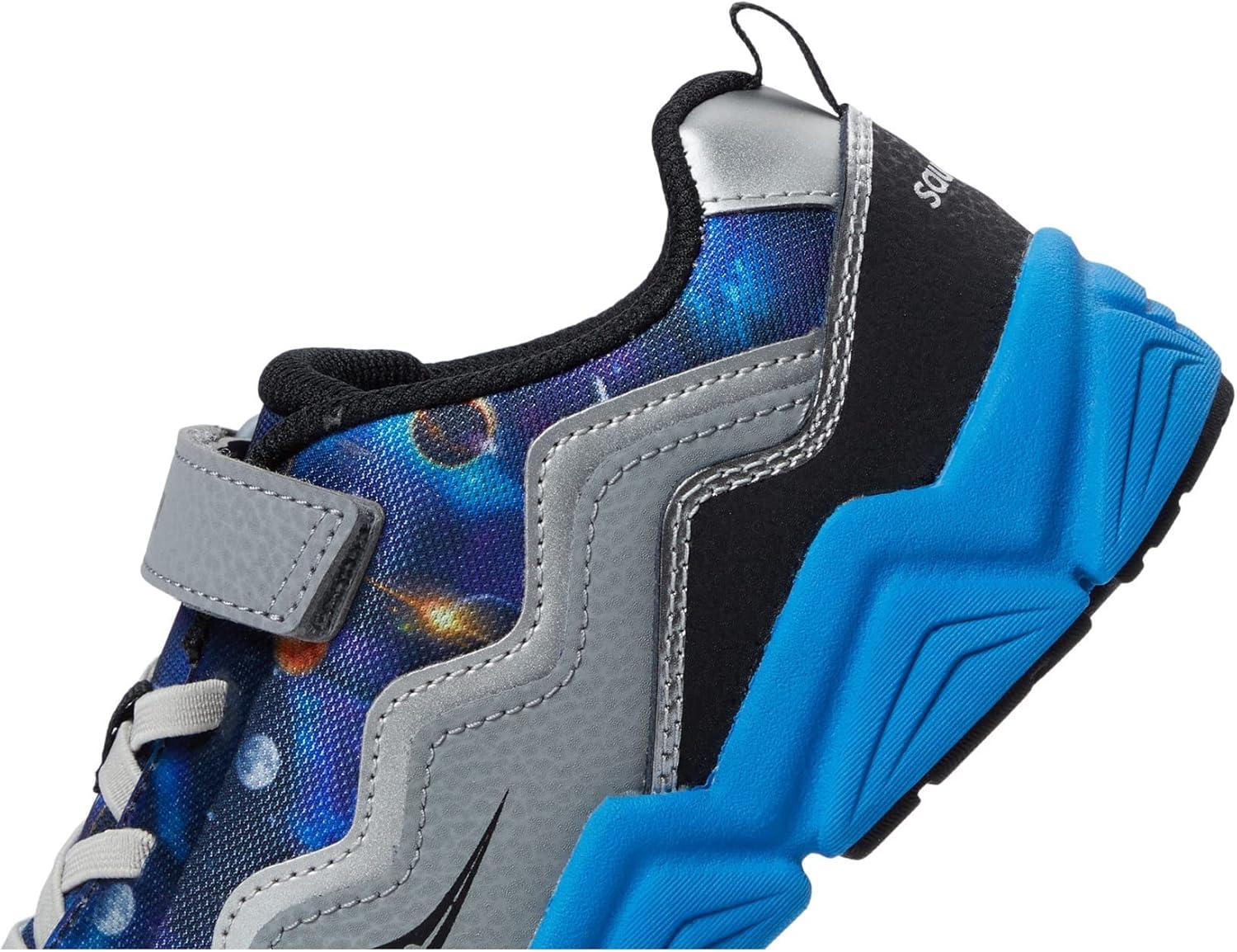 image:imageSaucony UnisexChild Flash Alternative Closure 20 SneakerGreyBlueSpace