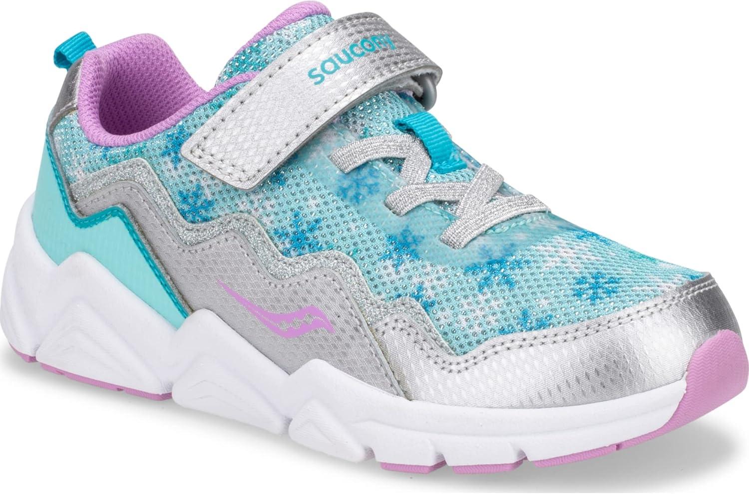 image:imageSaucony UnisexChild Flash Alternative Closure 20 SneakerTurqSilver