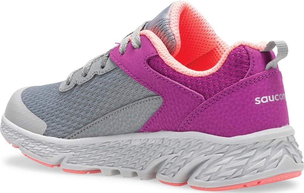 image:imageSaucony UnisexChild Wind Running ShoePurpleGrey