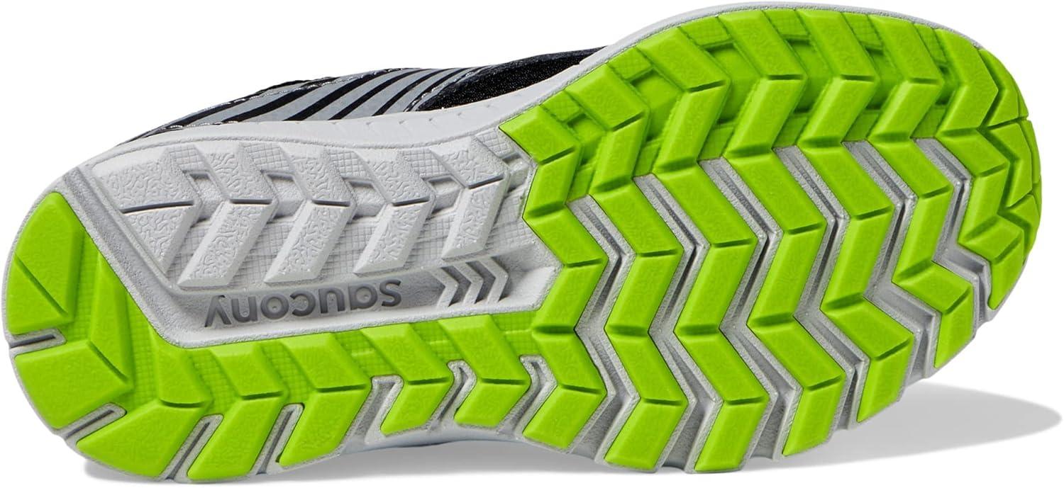 image:imageSaucony Velocer AC SneakerLittle KidBig Kid BlackGreen 2 Little Kid M