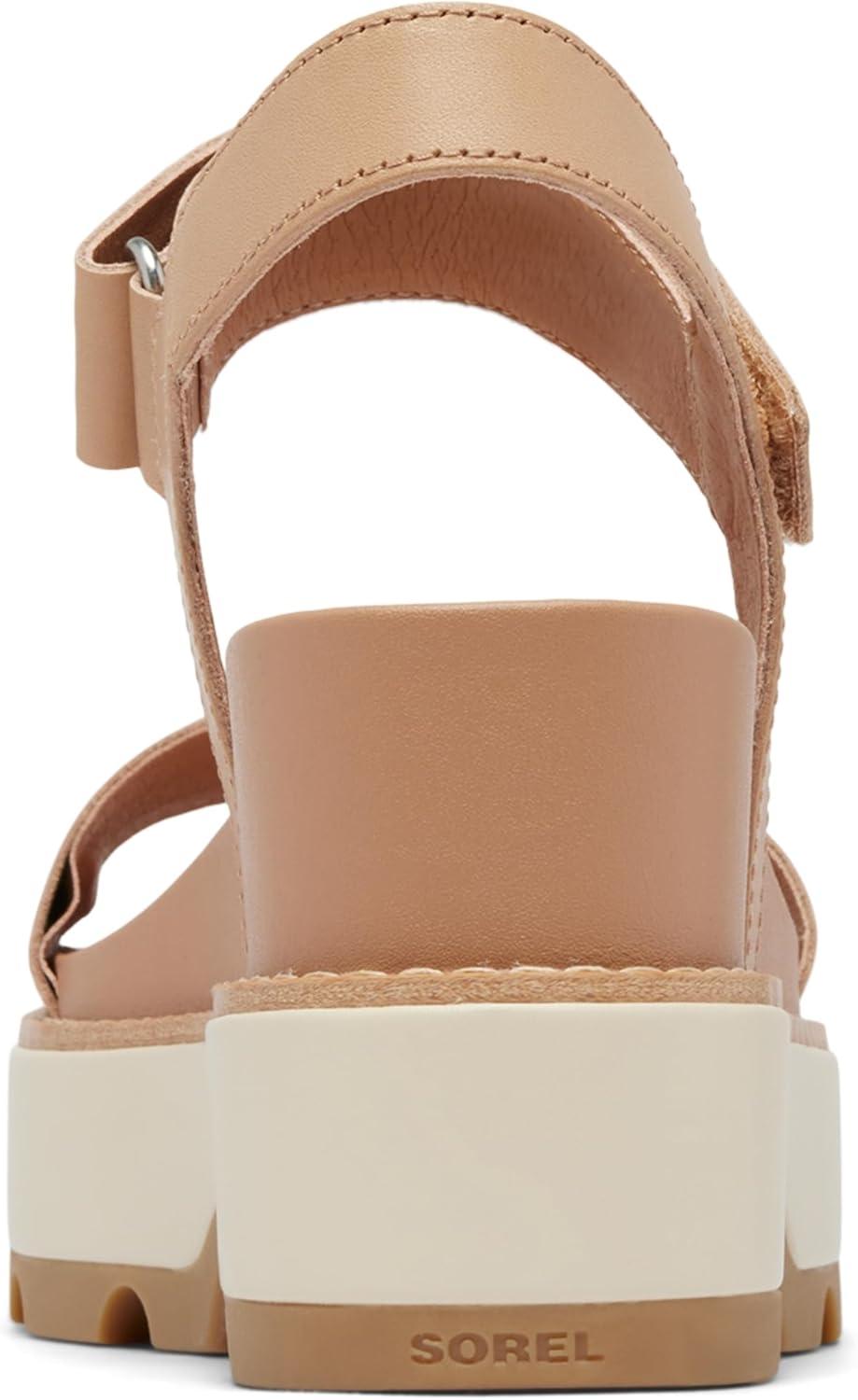 image:imageSorel Womens Joanie IV Y Strap WedgeHonest BeigeBleached Ceramic