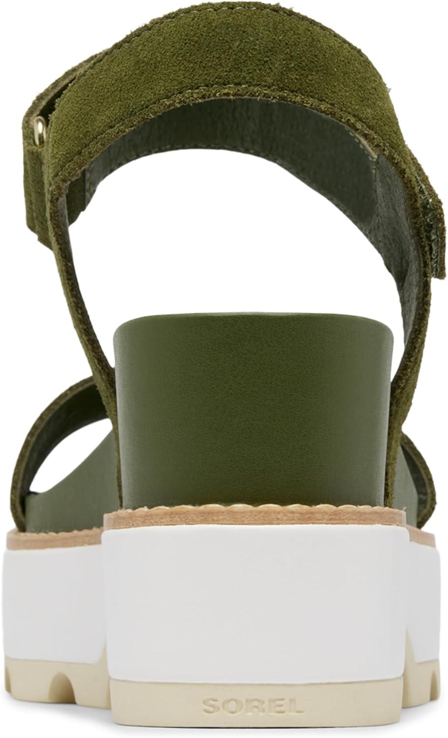 image:imageSorel Womens Joanie IV Y Strap WedgeUtility Green Honey White