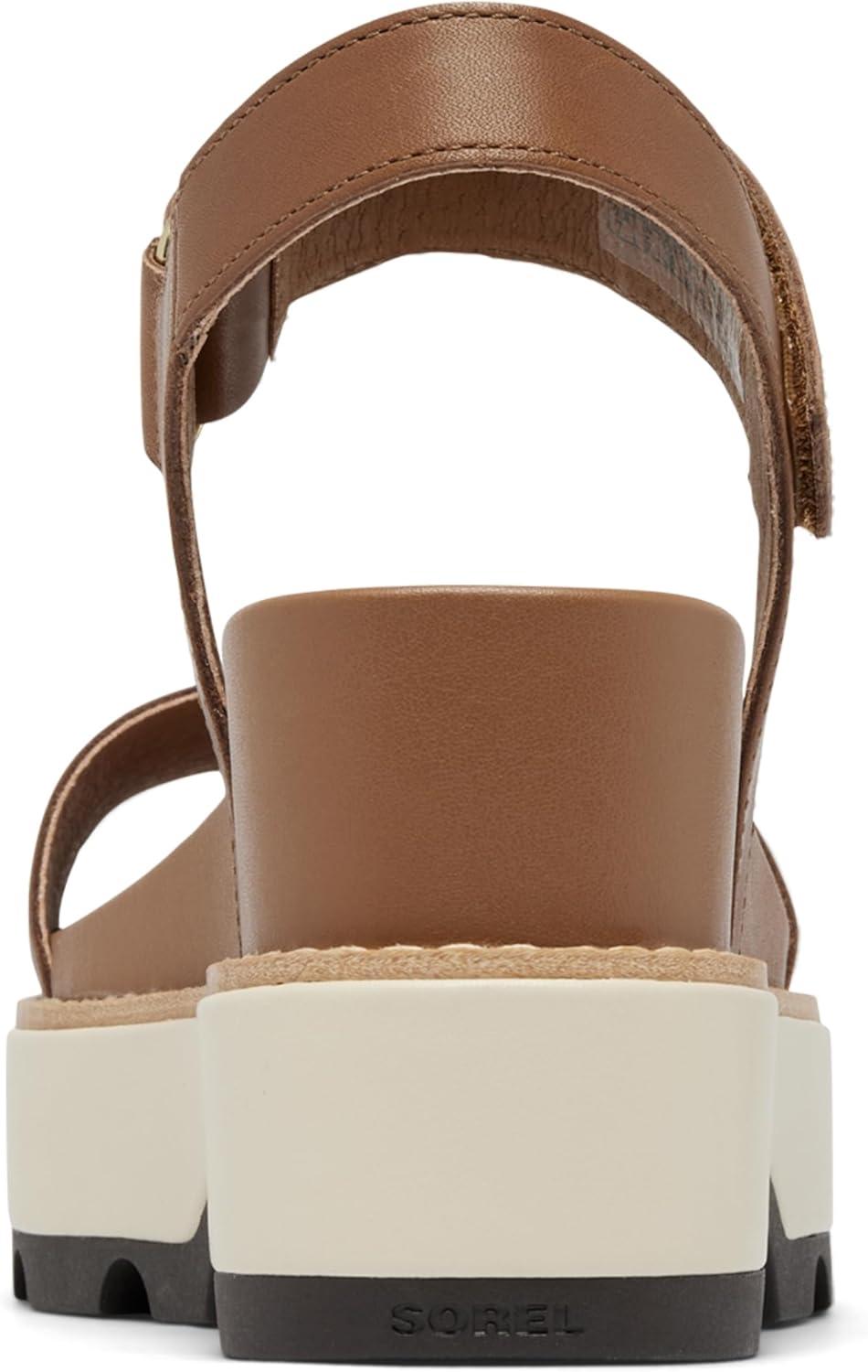image:imageSorel Womens Joanie IV Y Strap WedgeVelvet TanBlackened Brown