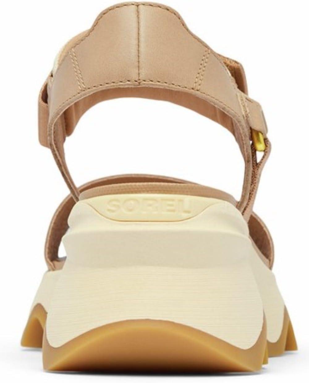 image:imageSorel Womens Kinetic Impact Y Strap High SandalsHonest BeigeHoney White