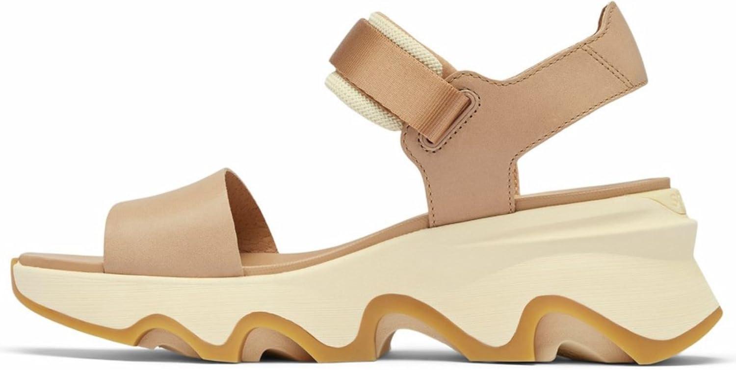 image:imageSorel Womens Kinetic Impact Y Strap High SandalsHonest BeigeHoney White