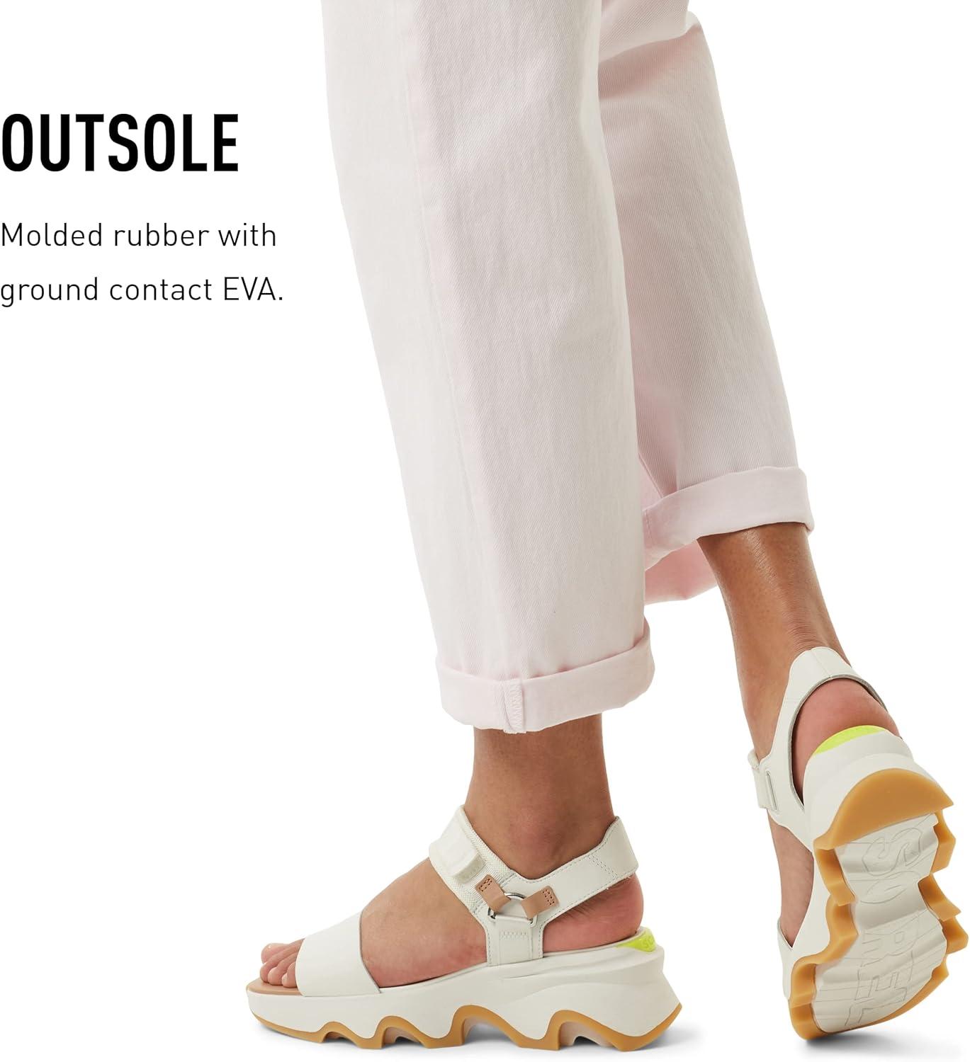 image:imageSorel Womens Kinetic Impact Y Strap High SandalsSea Salt Radiation