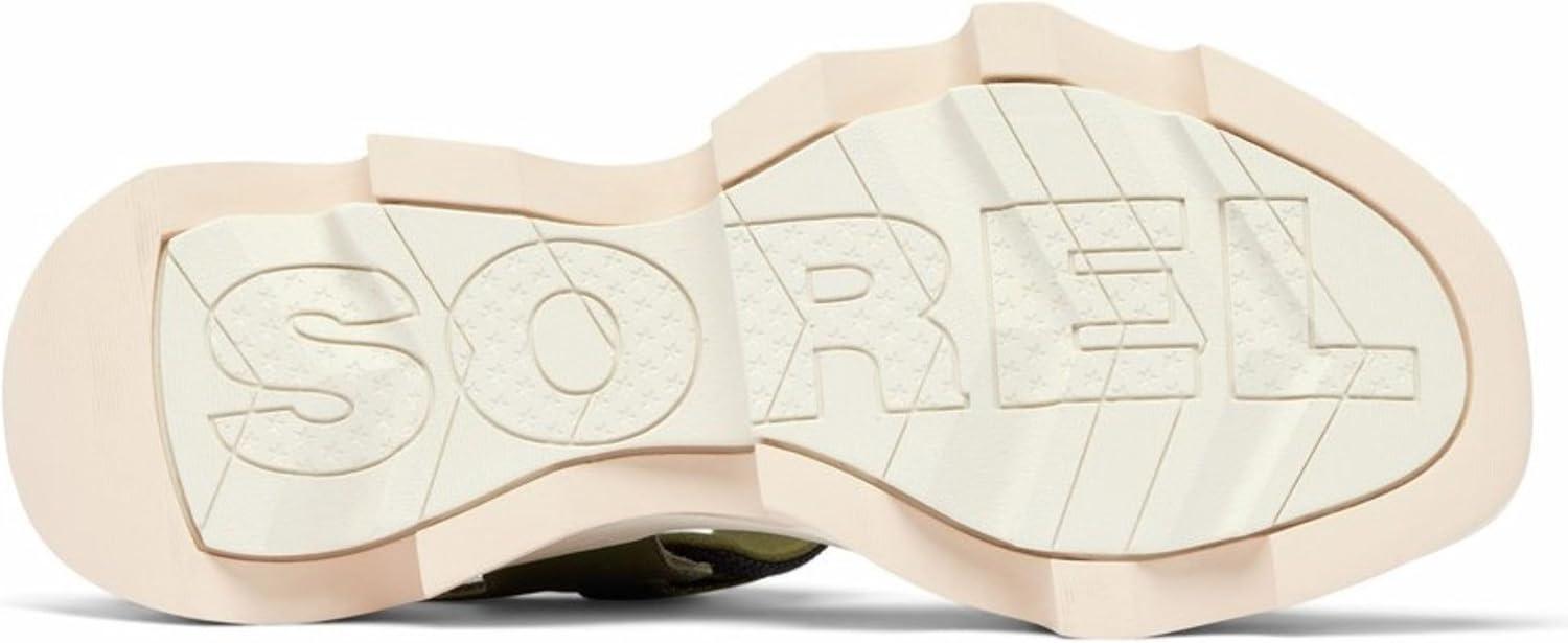 image:imageSorel Womens Kinetic Impact Y Strap High SandalsUtility GreenPearlescent