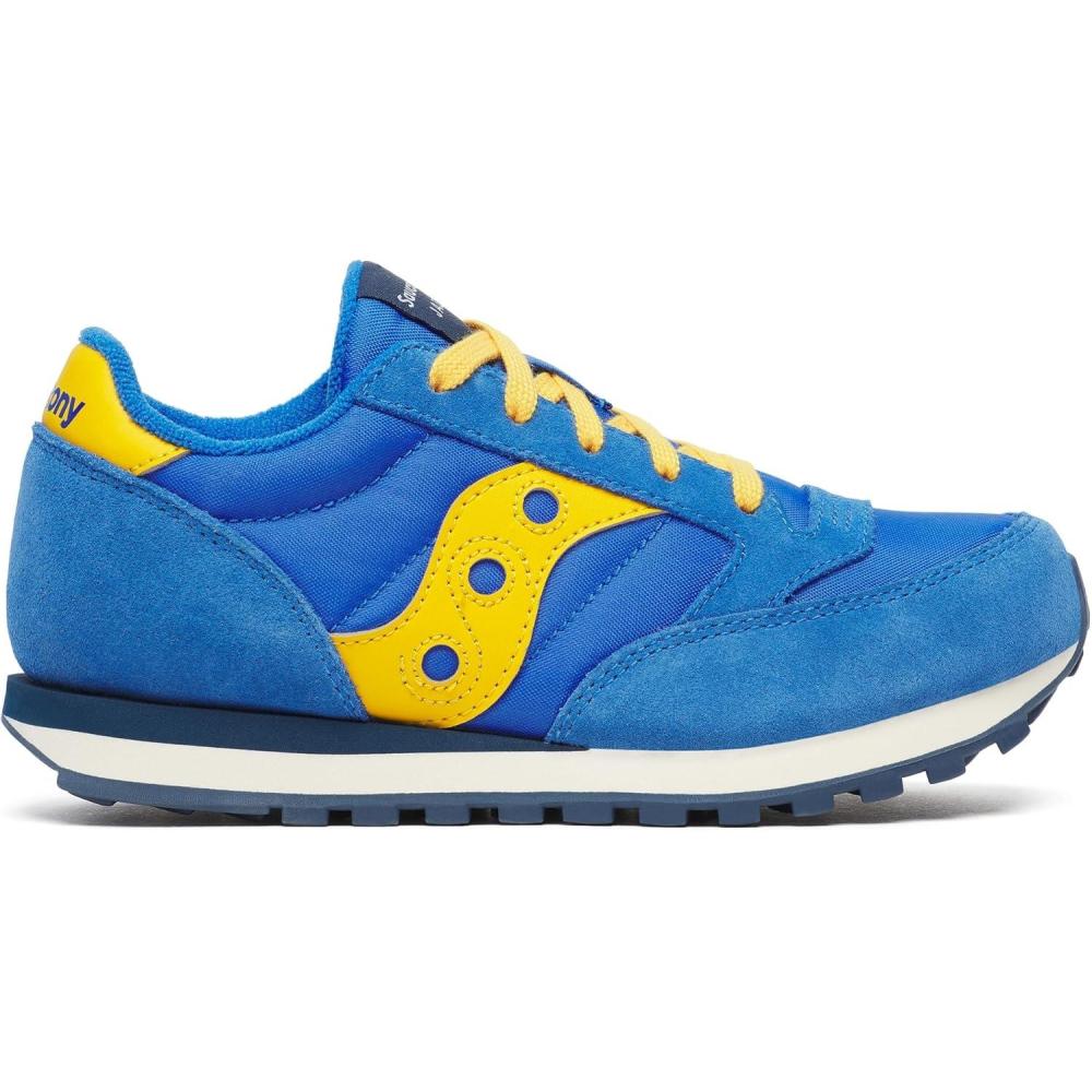 image:imageSaucony Kids Wind Alternative ClosureGreyBlueYellow
