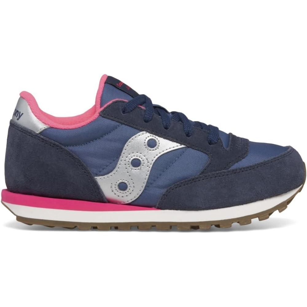 image:imageSaucony Kids Wind Alternative ClosureNavySilverPink