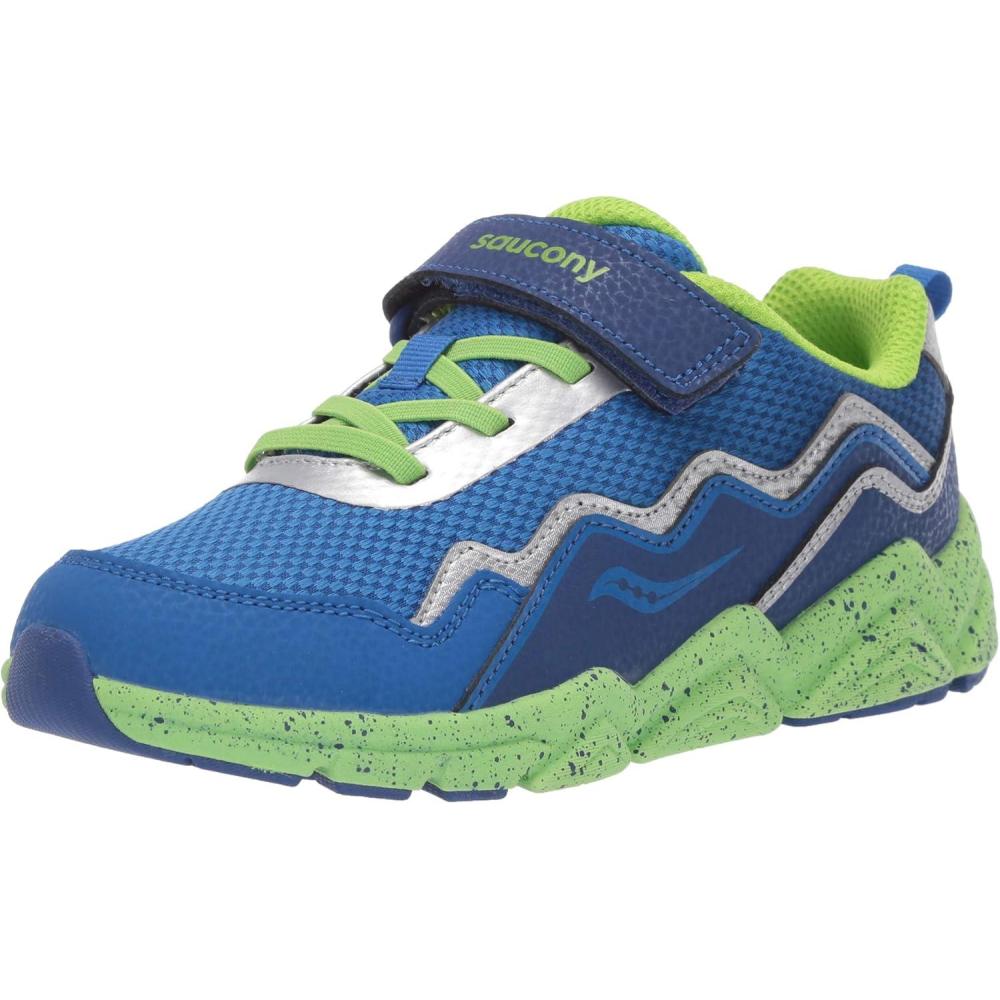 image:imageSaucony UnisexChild Flash Alternative Closure 20 SneakerBlueGreen