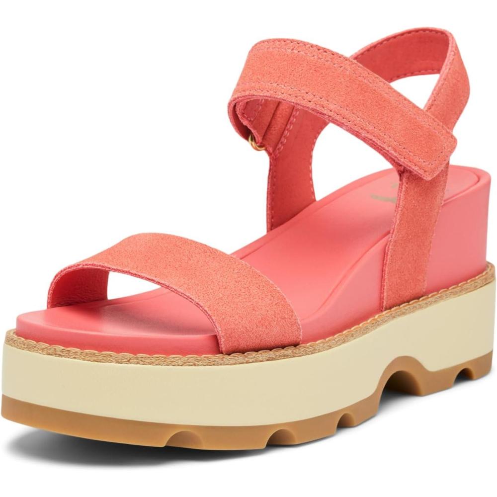 image:imageSorel Womens Joanie IV Y Strap WedgeCoral BlossomGum