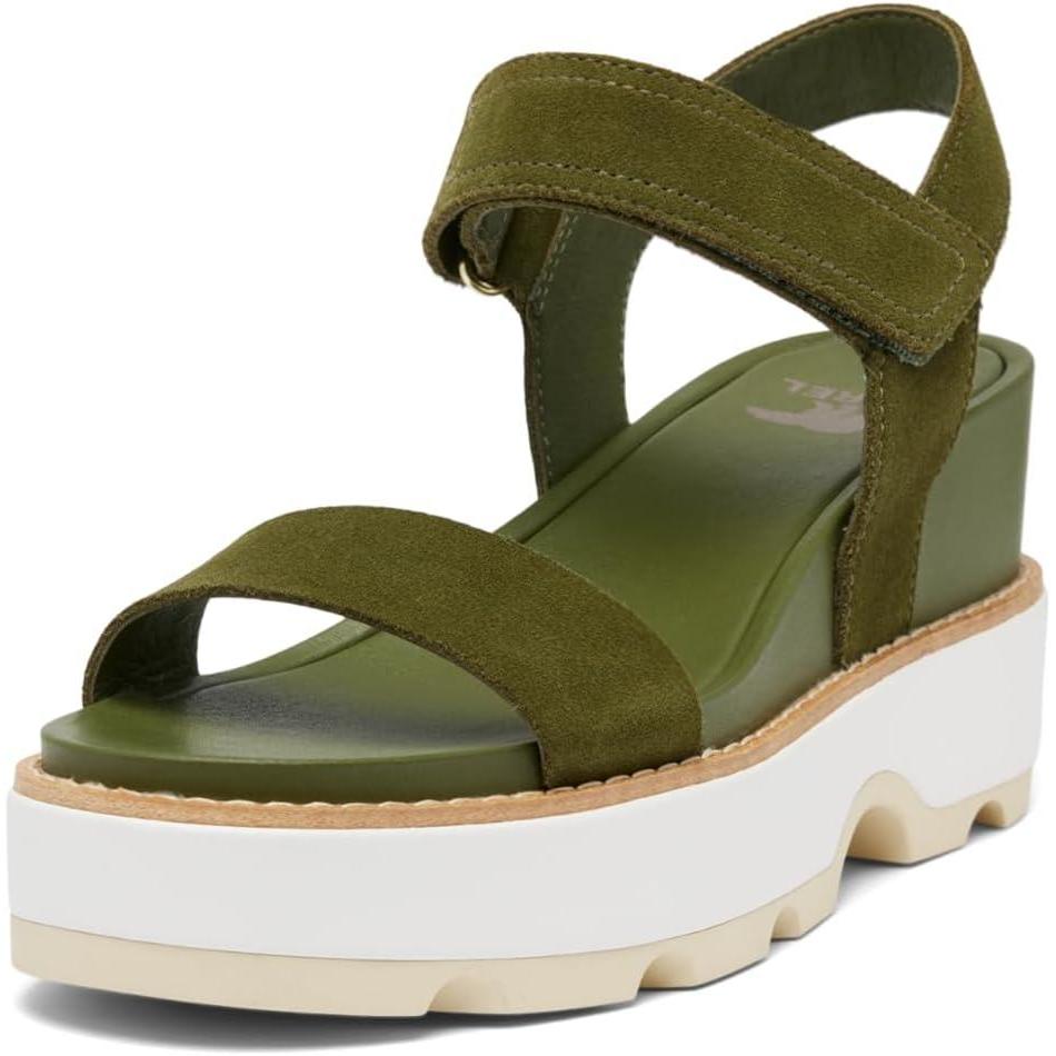 image:imageSorel Womens Joanie IV Y Strap WedgeUtility Green Honey White
