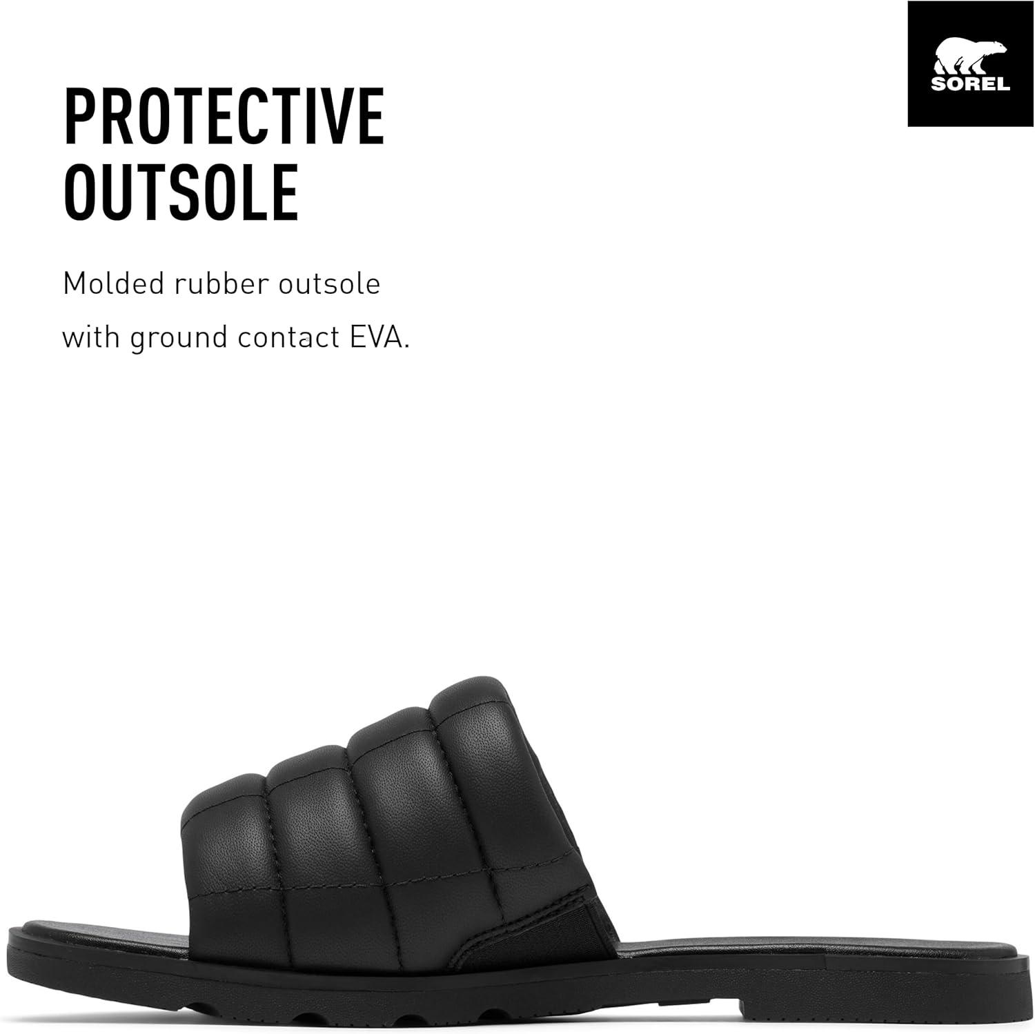 image:imageSorel Womens Ella lll Slide SandalsBlack Black
