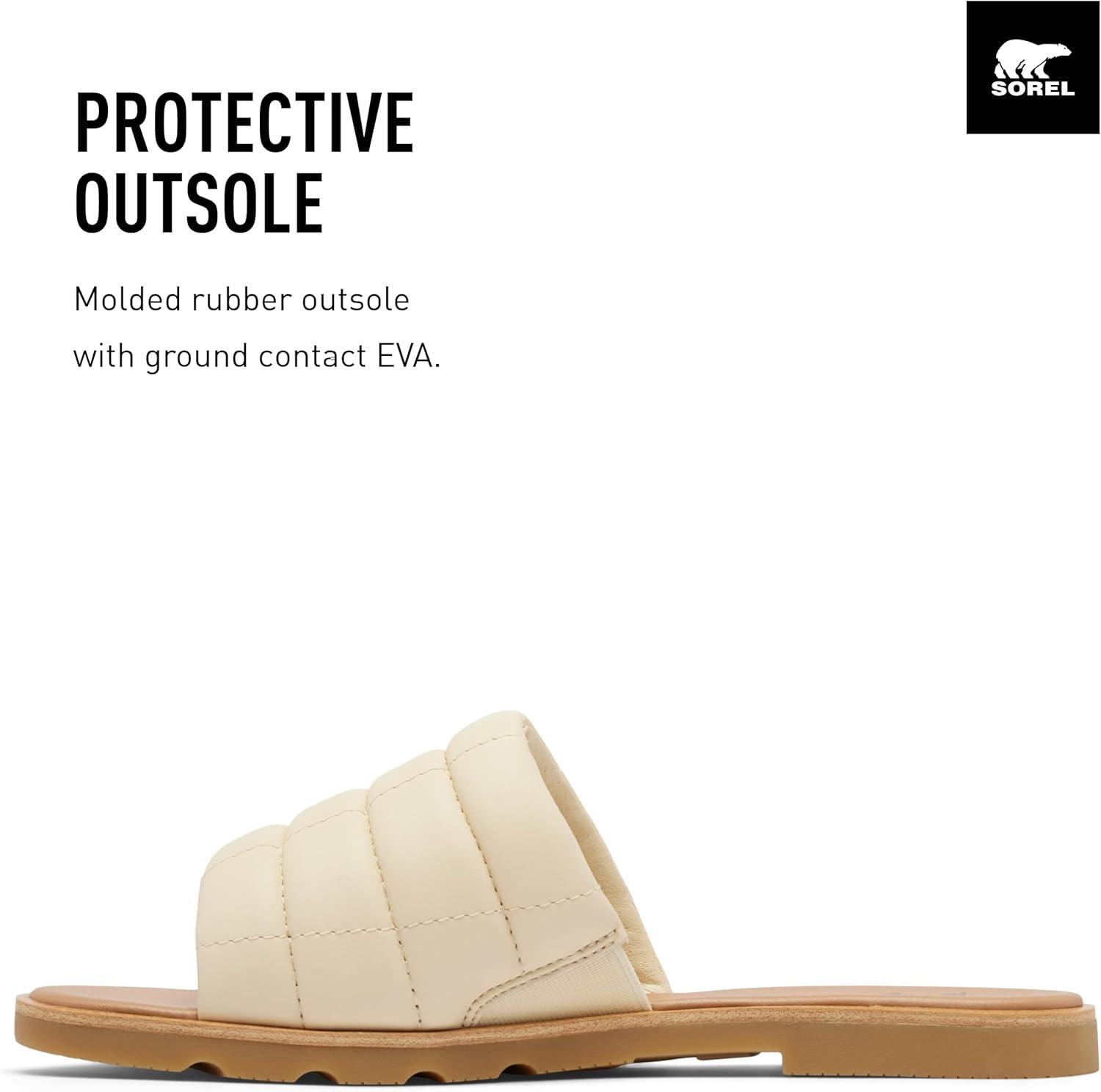 image:imageSorel Womens Ella lll Slide SandalsHoney White Gum 16