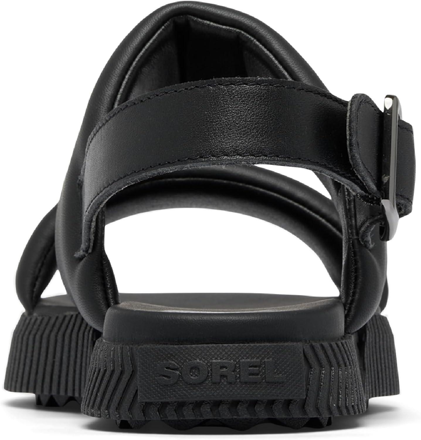image:imageSorel Womens Ona Streetworks Go To Flat SandalsBlack Chalk