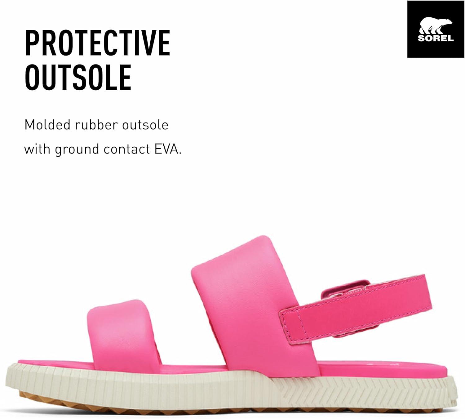 image:imageSorel Womens Ona Streetworks Go To Flat SandalsNico Chalk