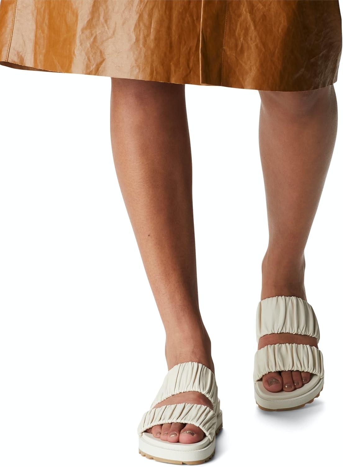 image:imageSorel Womens Roaming Two Strap Slide SandalsChalk Gum 17
