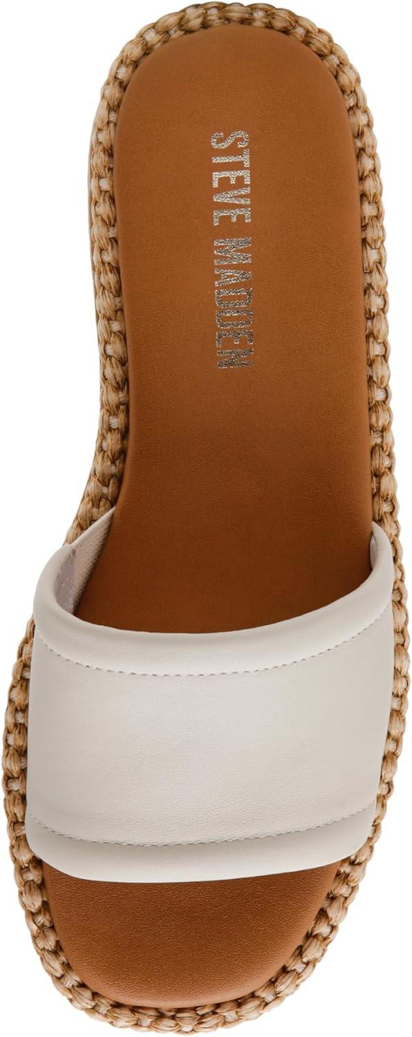image:imageSteve Madden Womens Boardwalk Slide SandalBone Leather