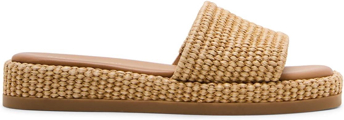 image:imageSteve Madden Womens Boardwalk Slide SandalNatural Raffia