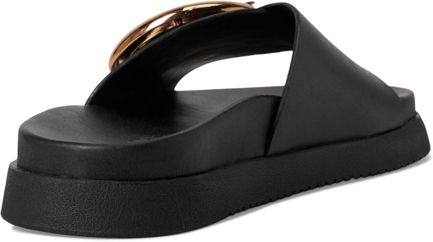 image:imageSteve Madden Womens Mandie Slide SandalBlack Leather