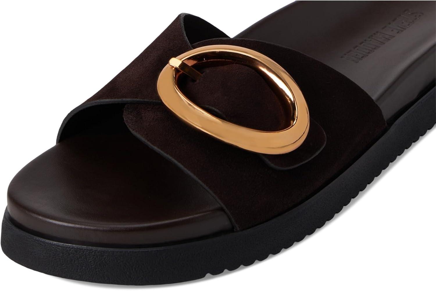 image:imageSteve Madden Womens Mandie Slide SandalBrown Suede