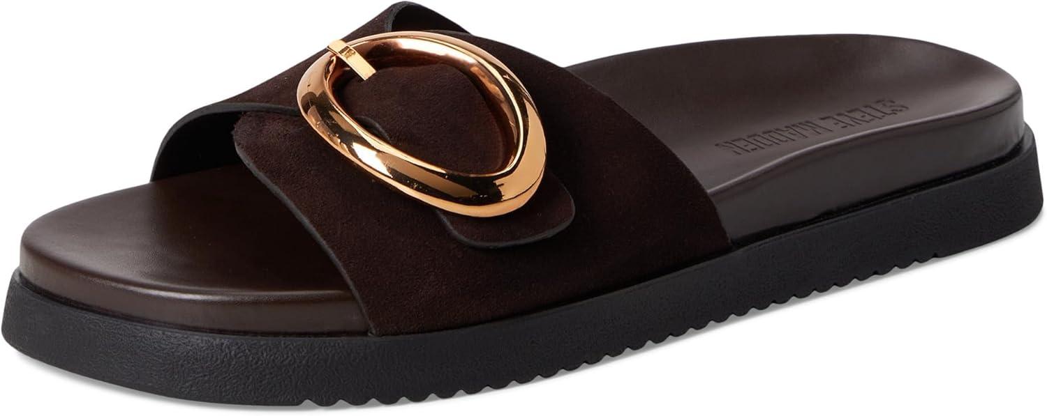 image:imageSteve Madden Womens Mandie Slide SandalBrown Suede