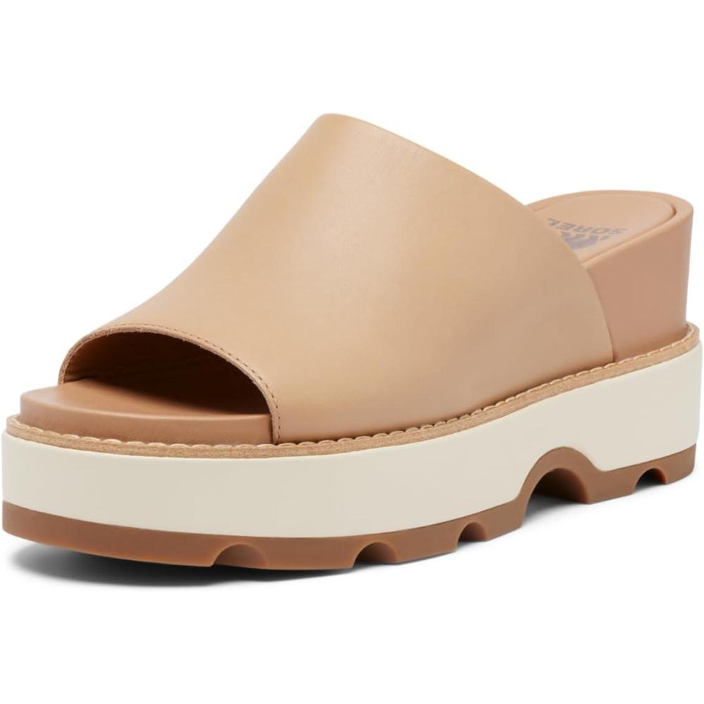 image:imageSorel Womens Joanie IV Slide Wedge SandalsHonest Beige Gum 2