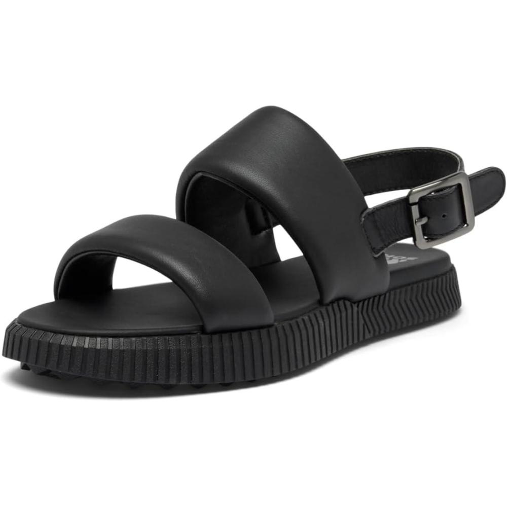 image:imageSorel Womens Ona Streetworks Go To Flat SandalsBlack Chalk