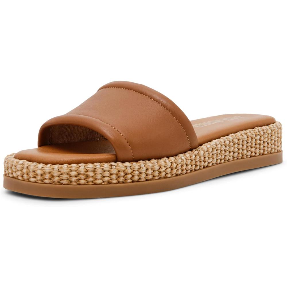 image:imageSteve Madden Womens Boardwalk Slide SandalTan Leather